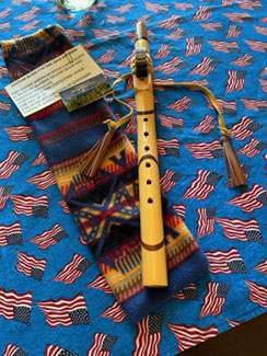 Alaskan Cedar Hand carved Flute-480x640px